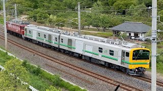 【空笛】クモヤE493系 EF81-98無動力 試運転【4K】
