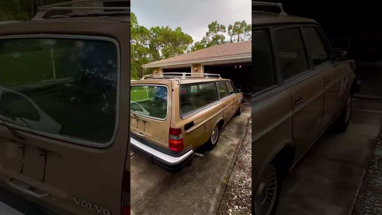 "Swedish Brick" 1982 Volvo 240 Diesel Wagon - South Florida Barn Find, Zero Rust