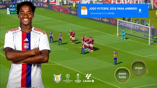 TÁ DE VOLTA! O MELHOR JOGO DE FUTEBOL PARA ANDROID OFFLINE COM TODAS AS LIGAS DO MUNDO (APENAS 90MB)
