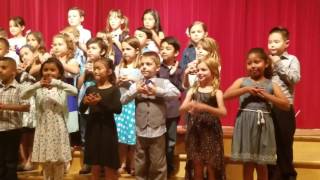 1st grader spring sing