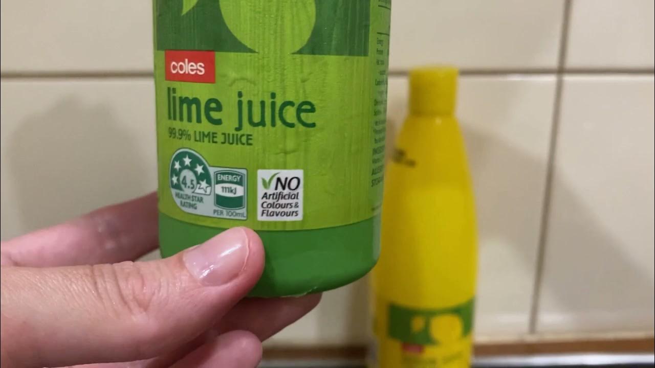 Coles Lemon & Lime Juice YouTube