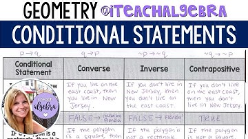 Geometry - Conditional Statements