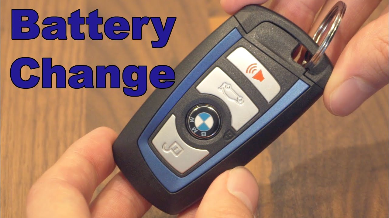 How to Change BMW Key Fob Battery - YouTube