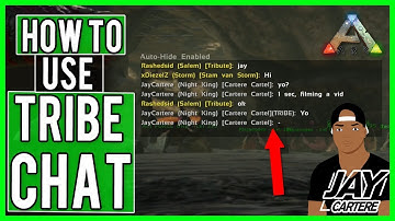 ARK Survival Evolved PS4 Tutorial - How To Open Tribe Chat - How To Use Tribe Chat - PVP Tips