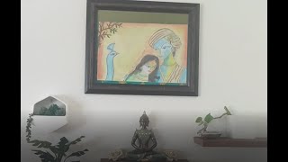 DIY-Photo frame ,Radha &Krishna drawing screenshot 4