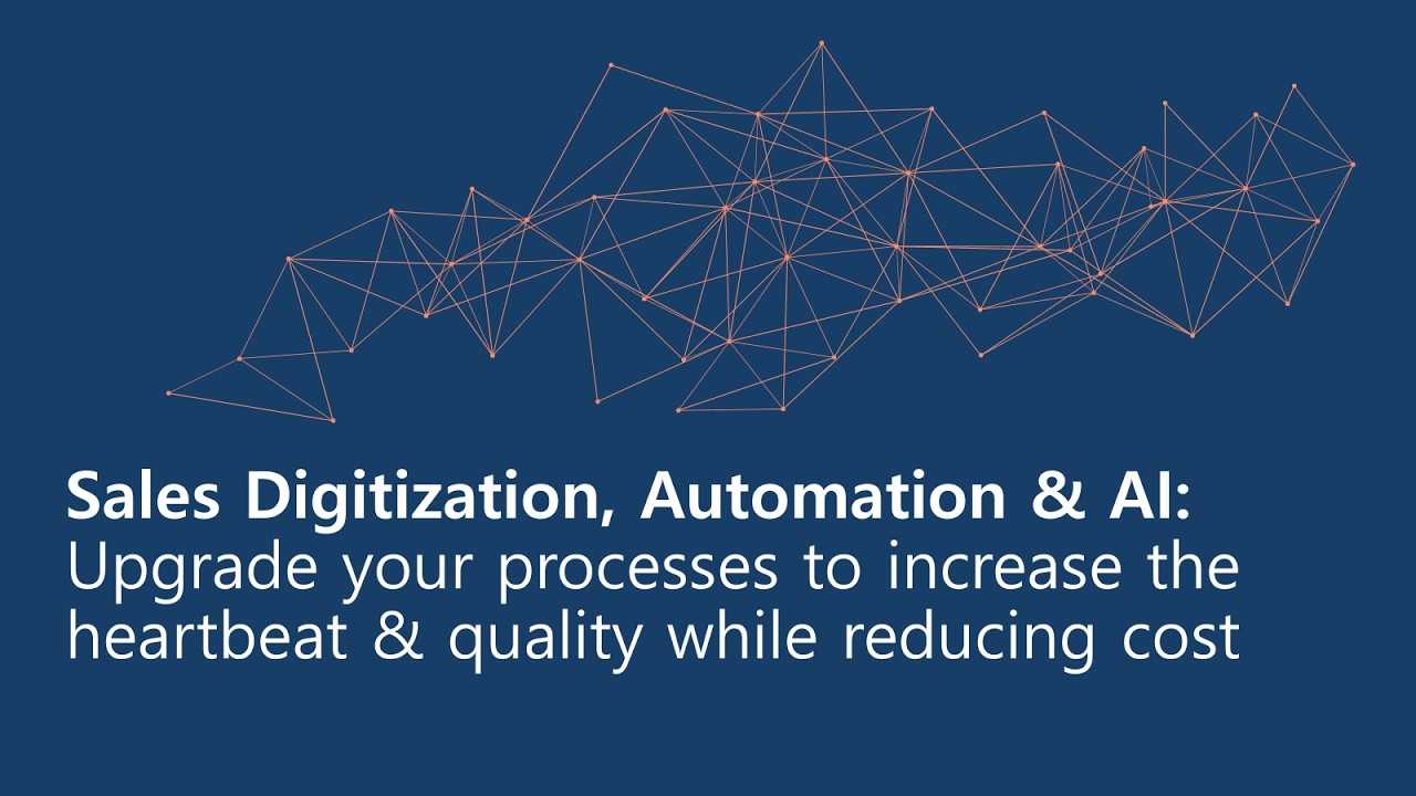 Intro Sales Digitization, Automation and AI