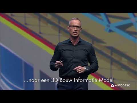 Van Wijnen keynote speaker op Autodesk University in Las Vegas