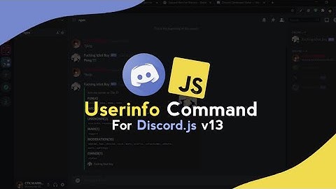 Advance User info Slash Command with Discord.js | Episode 2