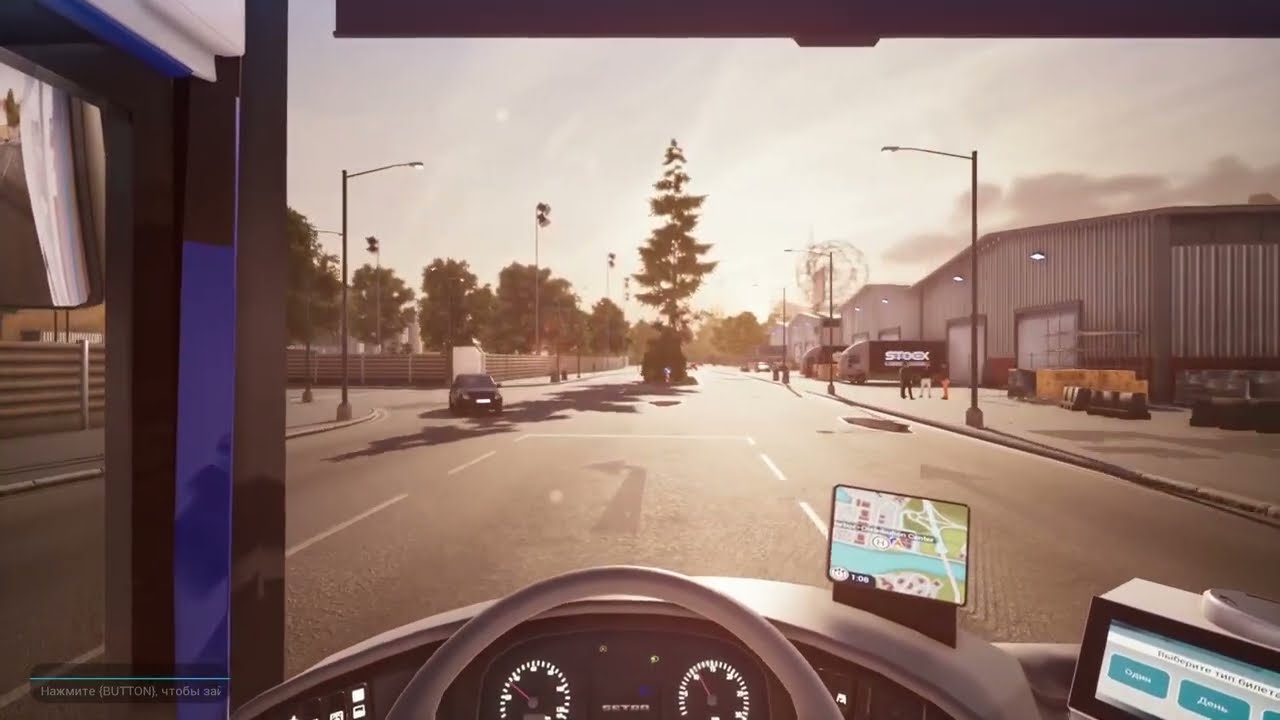 Bus simulator 18 | Маршрут 41 "Керштадт-Прозона" | Утром на работу на автобусе