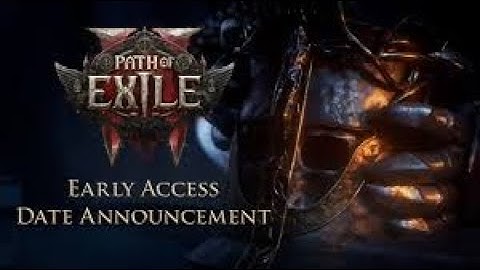 Path of Exile 2 - Early Access Date Announcement GAMESCOM
