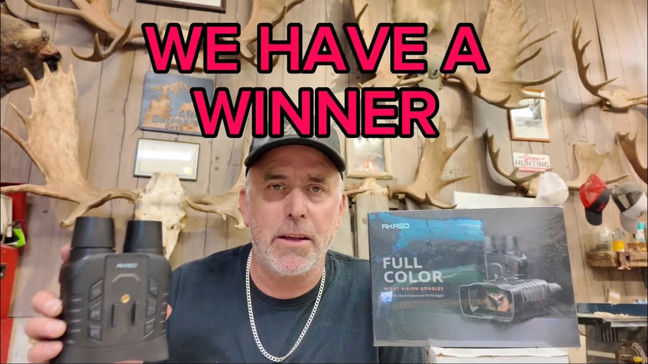 AKASO SEEMOR 200 Full Colour 4K Night Vision Goggles . We have a WINNER !!!