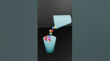 Ball 3D animation  😉👍| 1 | #relaxingshowstudio #satisfying #blender #relaxing #asmr #fyp #shorts