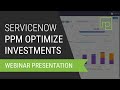 ServiceNow PPM Demo: Optimize Project Investments and Outcomes