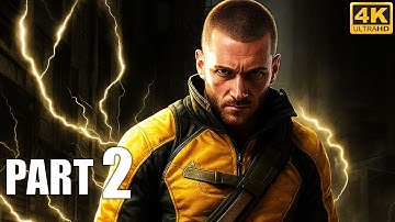 Infamous Gameplay Part 2 (PS3) | 4K UHD No Commentary Walkthrough