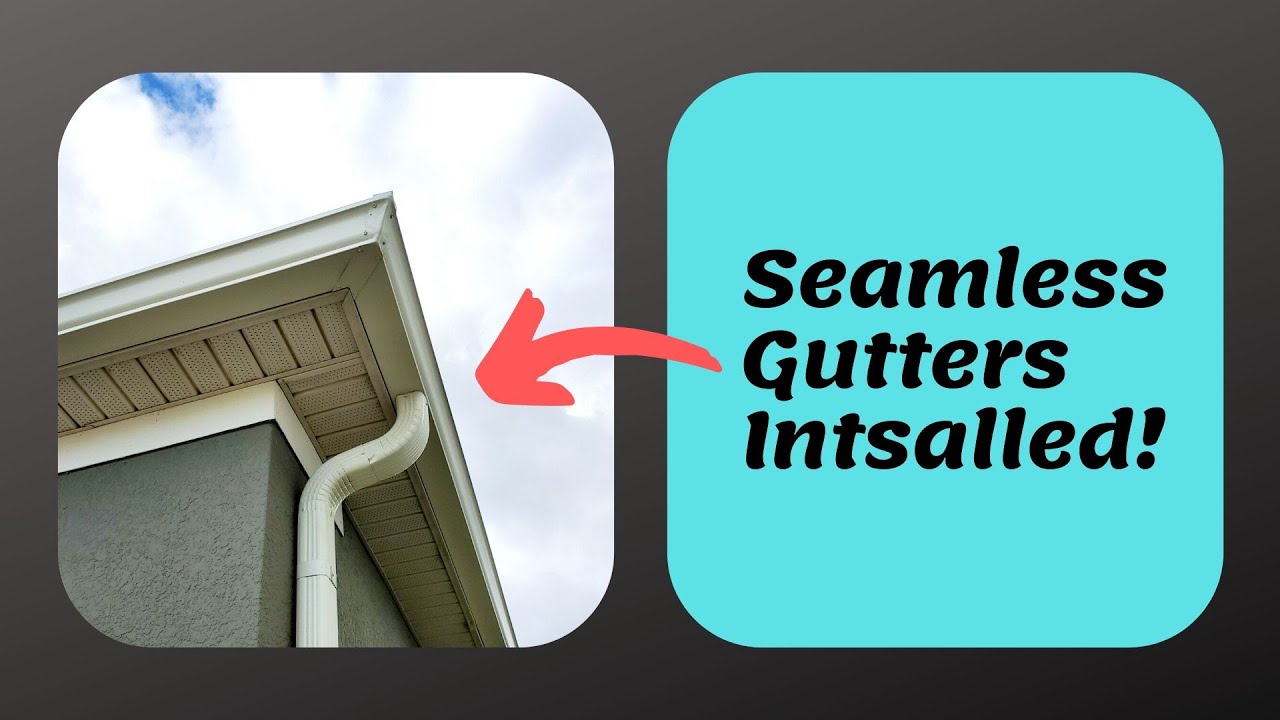 seamless gutter installation