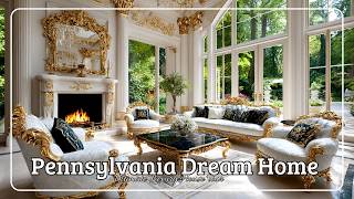 Pennsylvania Dream Home with 24K Gold Accents | Ultimate Luxury House Tour
