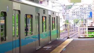 小田急4000形快速急行通過&小田急3000形各駅停車到着