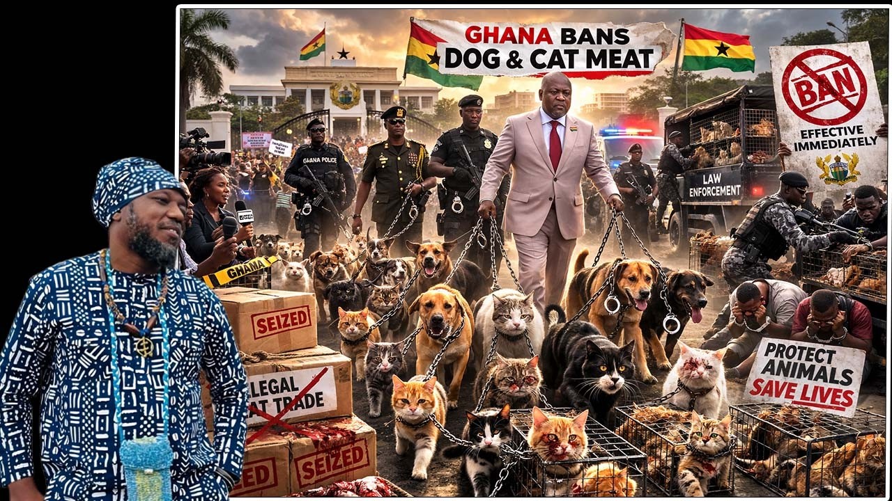 ⁠GHANA BANS DOG AND CAT MEAT
