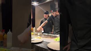 Did bro pass or fail? 👀 #hibachichef #hibachi #chef #teppanyaki #skills