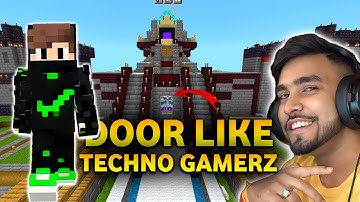 How to build automatic door like Techno Gamerz in Minecraft | Automatic Door