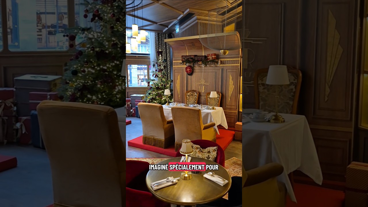 J’ai été invité à l’hôtel Maison Rouge Strasbourg pour découvrir leur train de noel... 🎄🚂😄  