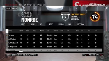 Nba2k19 create own team