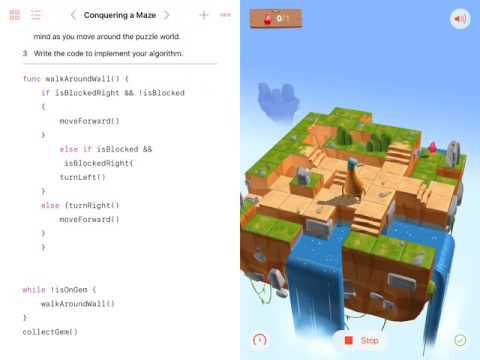 Swift Playground Tutorial : Learn to Code 1 - 45 Conquering A Maze
