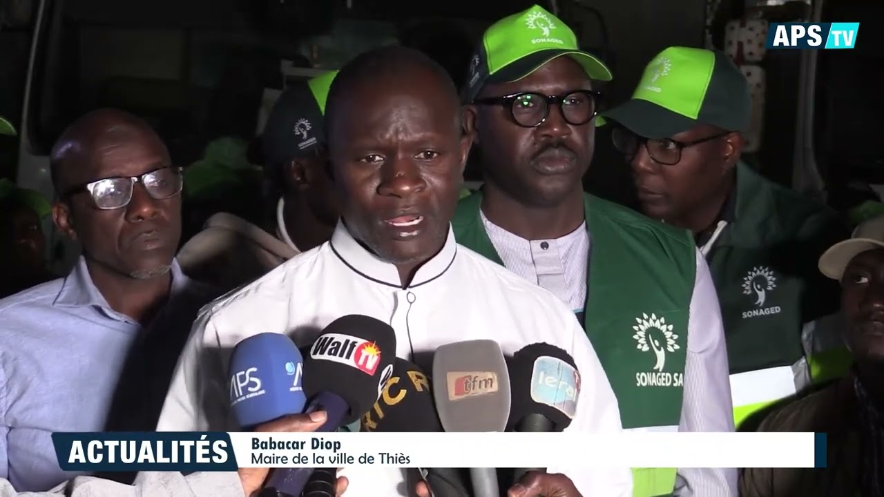 Thiès / Cadre de vie : la SONAGED déploie 250 agents et plus de 20 camions-bennes