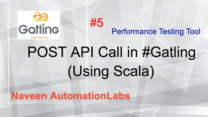 #5 - POST API call in #Gatling with JSON Payload