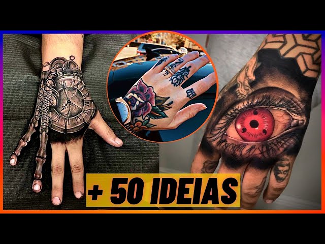 Tatuagem na mão masculina – 80 Ideias iradas e dicas para tatuar!