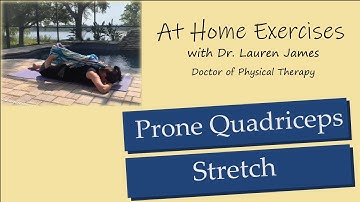 Prone quadriceps stretch