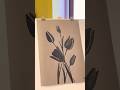 🎱 Tutorial: Monochrome Black Tulips With acrylic paints