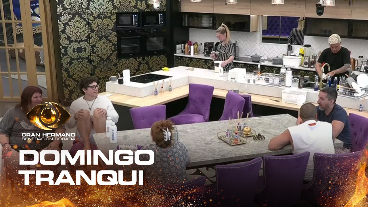 La casa disfruta el domingo soleado: limpieza, comida y sol - Gran Hermano 2026