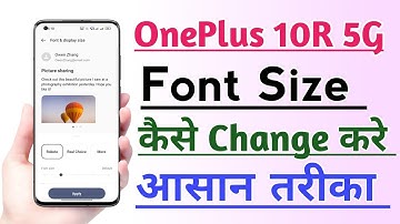 OnePlus 10R 5G Font Size Change Kaise kare | How to Change Font Size