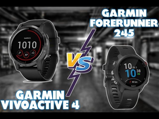 Review: Garmin Forerunner 245 (Music) vs. Vivoactive 4S