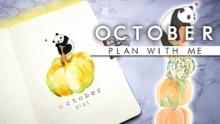 PLAN WITH ME | October 2019 Bullet Journal Setup