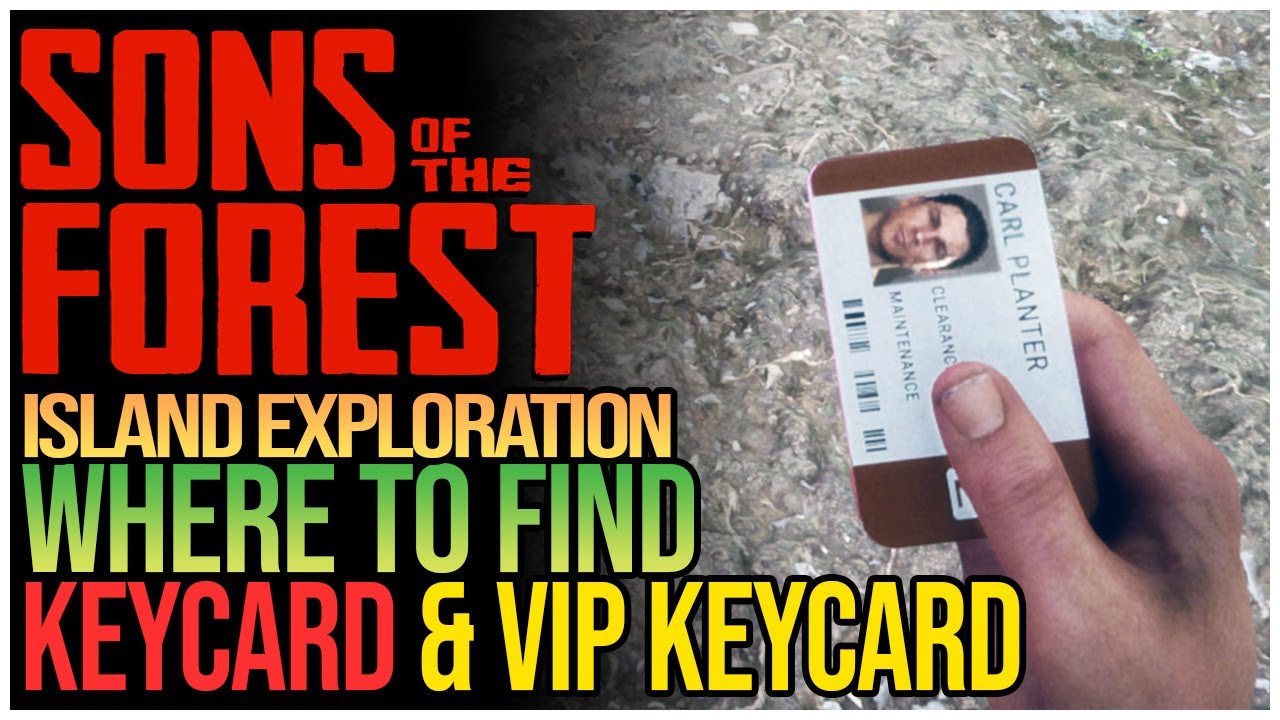 Sons of the Forest keycard locations, how to get Maintenance, VIP, and  Guest keycards