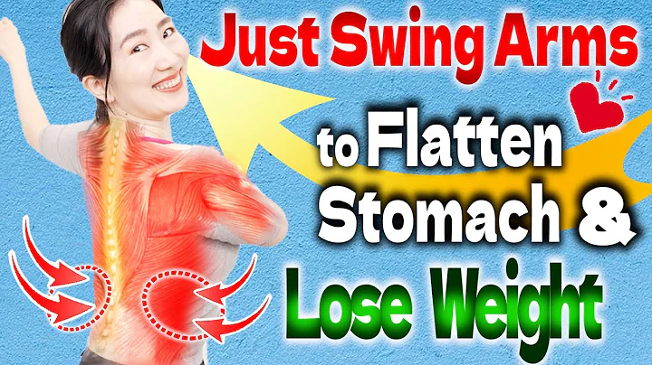 Just Swing Arms to Flatten Stomach & Lose Weight! Don't Underestimate This Sitting Exercise