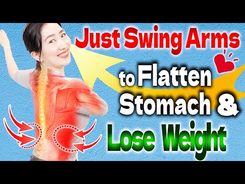 🔥Just Swing Arms to Flatten Stomach & Lose Weight! Don&rsquo;t Underestimate This Sitting Exercise