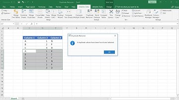 Excel: Find duplicates by key columns