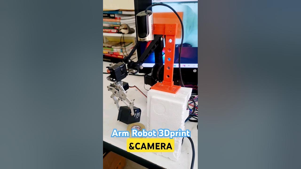 Arm Robot & Camera(OpenCV)#trending #ai #python #arduino - YouTube