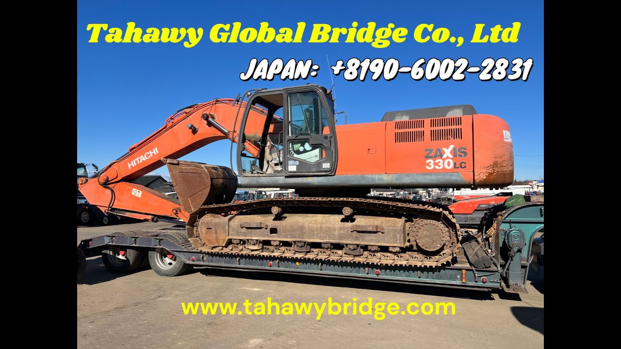 Japan Hitachi Excavator ZX330LC-3 S/NO: 53806 - YouTube