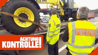 Schwerlasttransporter in Kontrolle: Hat er alle Genehmigungen? 1/2 | Achtung Kontrolle | Kabel Eins