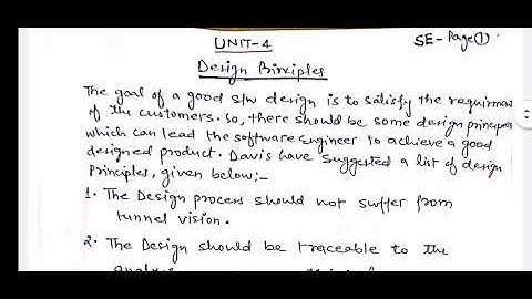 3CS4-07, Design Principles, SE, Unit-4, Shashi Kant