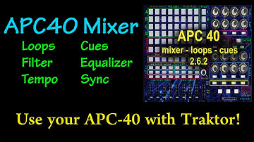 APC 40 mixer mapping for Traktor 2.6.2