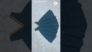 kids frock design cutting and stitching/tips and tricks #fashion #babydress #shorts #shortvideo