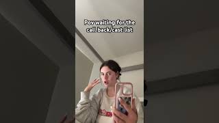 worst part of it is waiting #fyp #theatre #castlist #callbacks #waiting #blowup #fypシ #fypシ゚viral