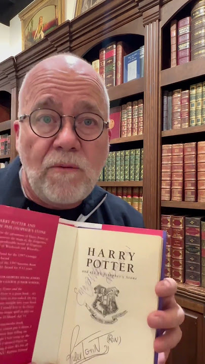 Harry Potter First edition! AND a copy signed by #danielradcliffe #emmawatson #rupertgrint