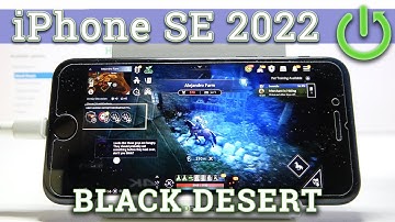 Apple iPhone SE 2022 - Black Desert Mobile | Gaming TEST 😱| A15 Bionic