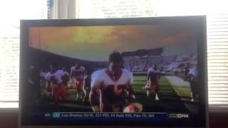 Dick Stockton hits on John Lynch